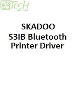 SKADOO S3IB Bluetooth Printer Driver