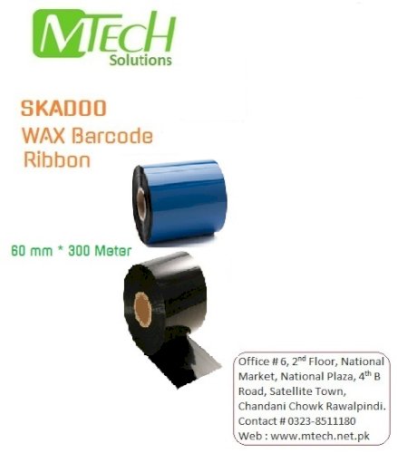 SKADOO WAX Barcode Ribbon 60 mm*300 Meter