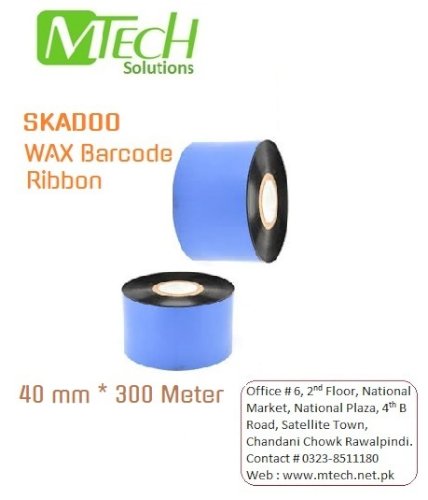 SKADOO WAX Barcode Ribbon 40 mm*300 Meter